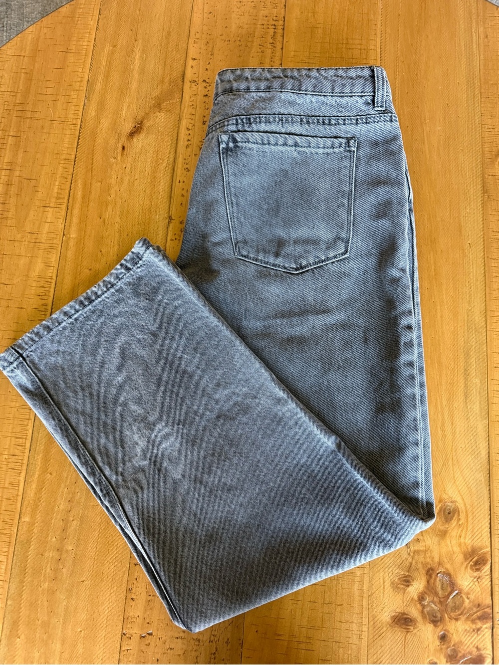 Empyre Women's Straight Jeans in Faded Gray